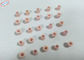 Pink White Alumina Ceramic Wire Guide Pulley Ra 0.2 For Coil Winder